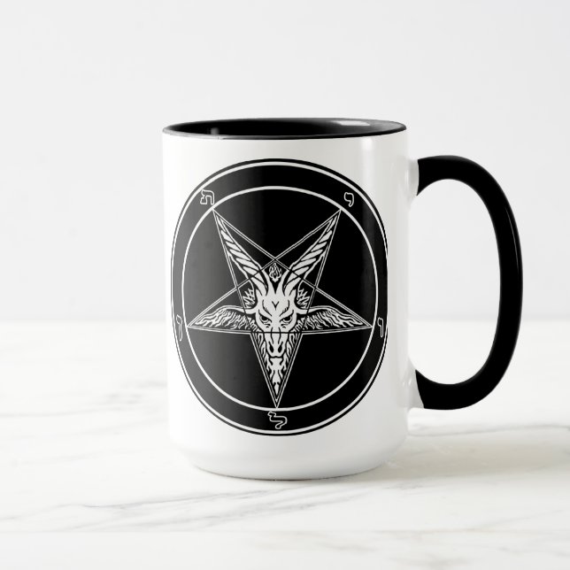 Taza del viejo estilo de Baphomet (Derecha)