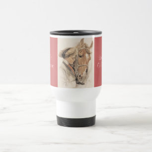 Taza del vintage del caballo