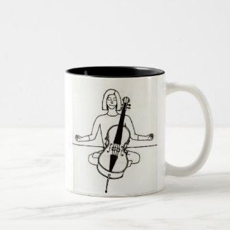Taza del violoncelista del zen