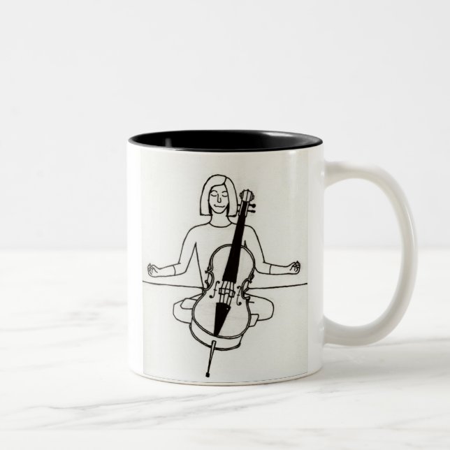 Taza del violoncelista del zen (Derecha)