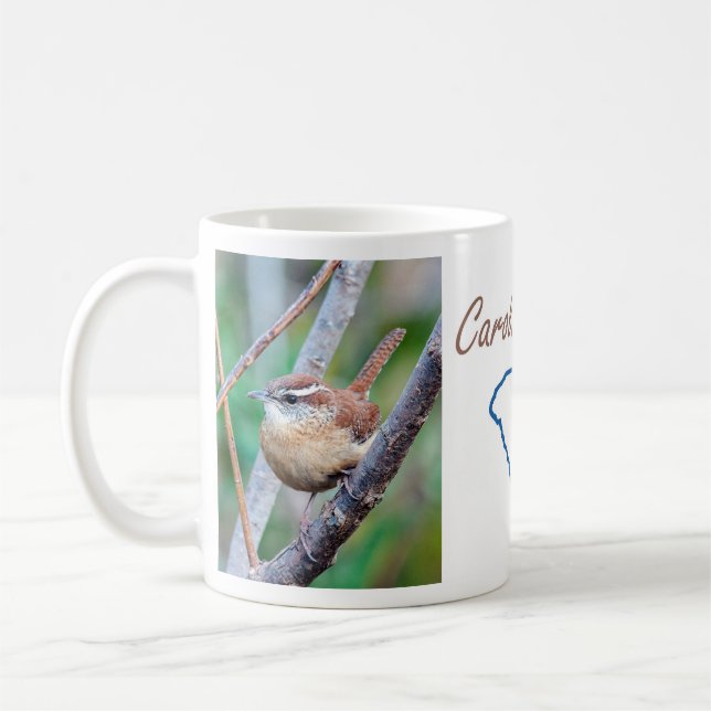 Taza del Wren de Carolina (Izquierda)