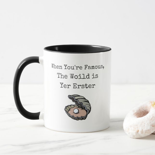 Taza del YER Erster de Newsies (Con donut)