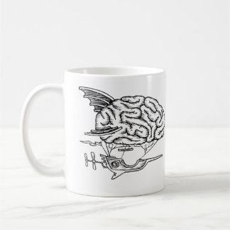Taza del zepelín del cerebro