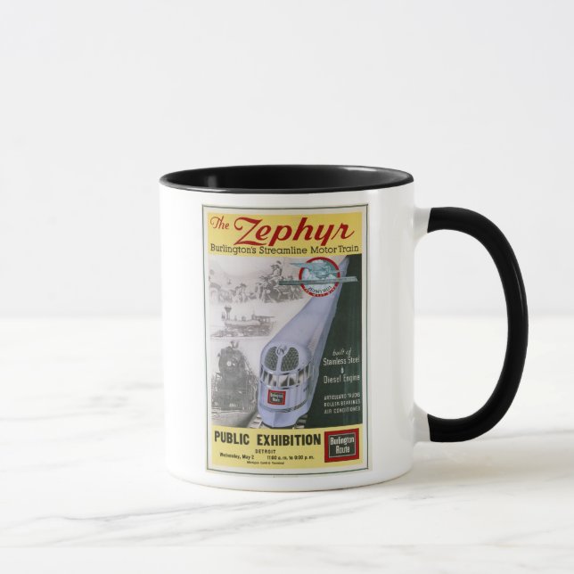 Taza del Zephyr de Burlington (Derecha)