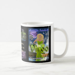 Taza del zodiaco del virgo