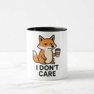 Taza del zorro divertido