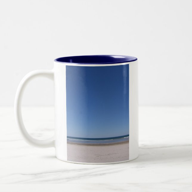 Taza del zurdo de la playa y del cielo (Izquierda)