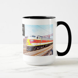 Taza Delaware Lackawanna y locomotora occidental 808