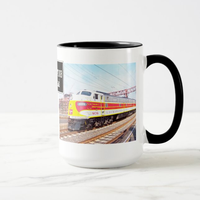 Taza Delaware Lackawanna y locomotora occidental 808 (Derecha)