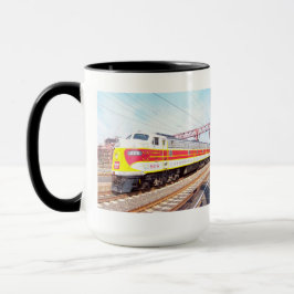 Taza Delaware Lackawanna y locomotora occidental 808