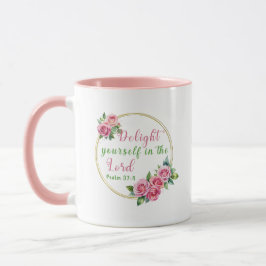 Taza Deléitate En El Señor - Salmo 37:4 Mug