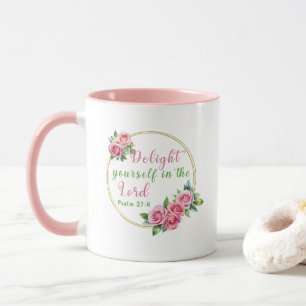 Taza Deléitate En El Señor - Salmo 37:4 Mug
