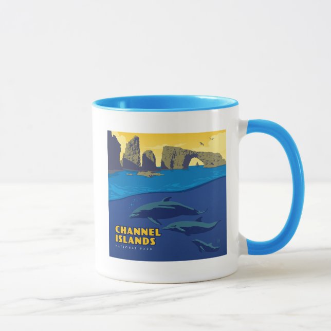 Taza Delfines del Parque Nacional de las Islas del Cana (Derecha)