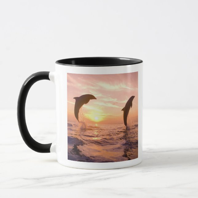 Taza Delfines mulares Tursiops truncatus (Izquierda)