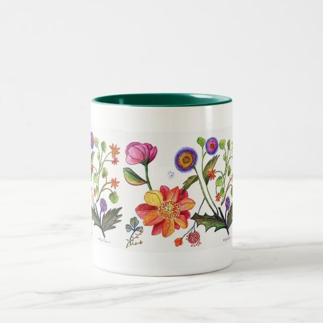 Taza delicada de la flor (Centro)
