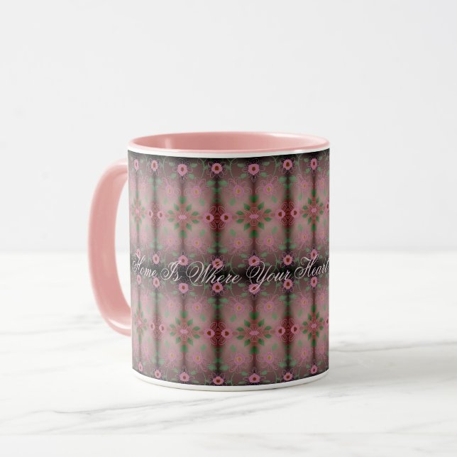 Taza Delicada floral (Anverso izquierdo)