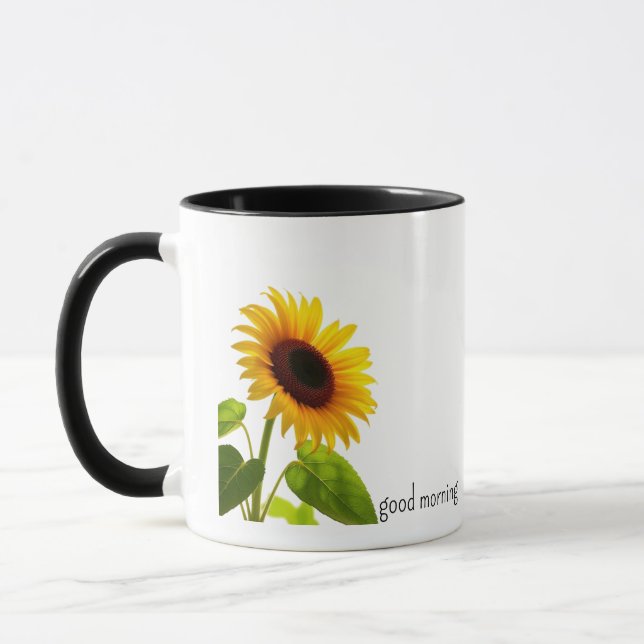 Taza Delicia del girasol dorado (Izquierda)