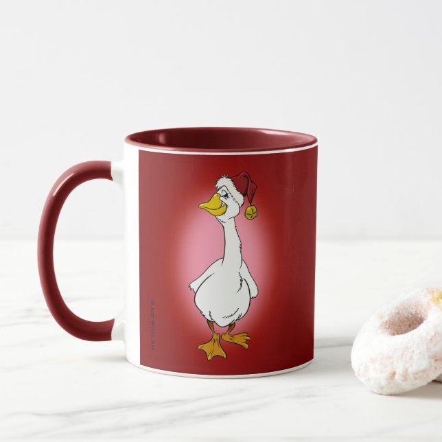 Taza Delicioso ganso de Navidad (Con donut)