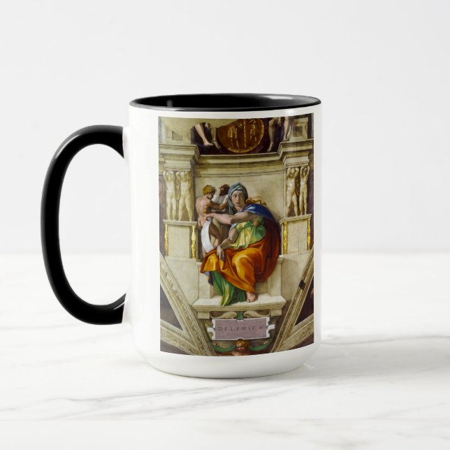 Taza Delphic Sibyl de Michelangelo (Izquierda)