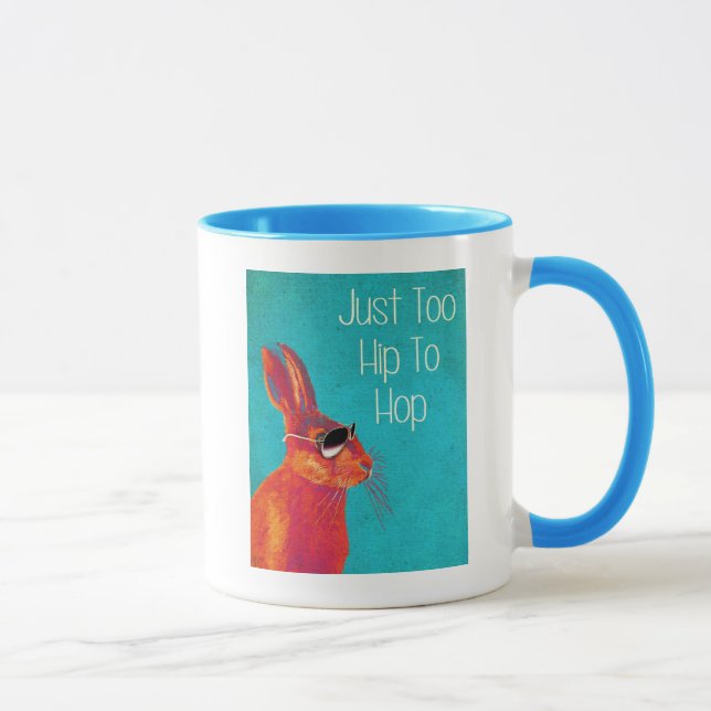 Taza Demasiado Hip para Saltar Azul (Derecha)