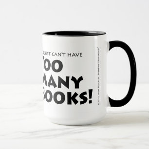 Taza Demasiados libros