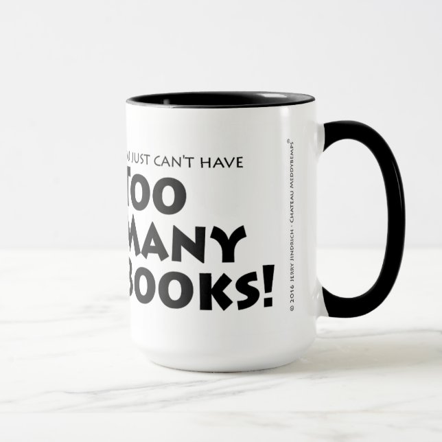 Taza Demasiados libros (Derecha)