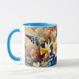 Taza DEMI ` Floral Daffodil ~ Mug