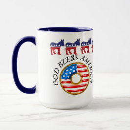 Taza Democracia Dios bendiga a Estados Unidos