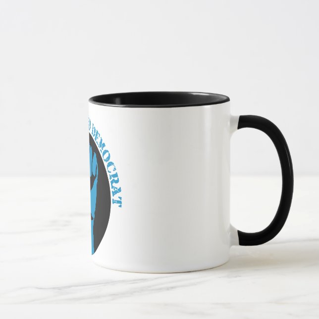 Taza demócrata de sangre azul. (Derecha)