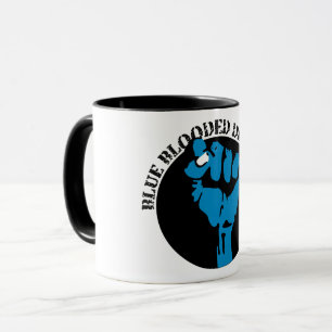 Taza demócrata de sangre azul