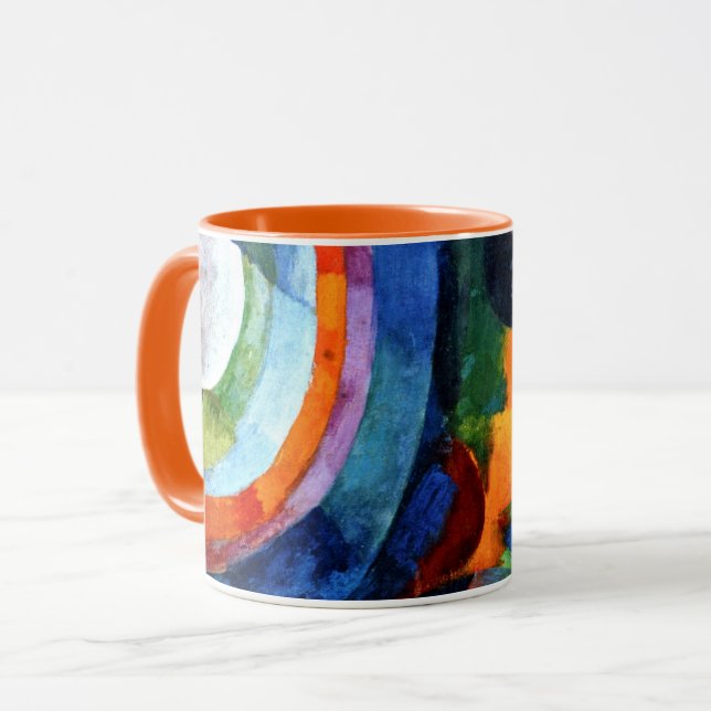 Taza Demora - Formas circulares, Sol, Luna (Anverso izquierdo)