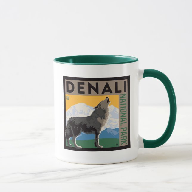 Taza Denali National Park | Howling Wolf (Derecha)