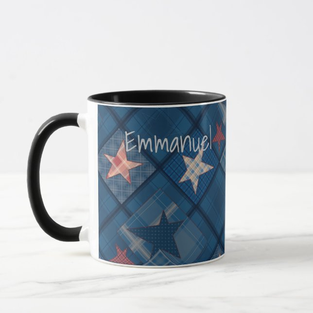 Taza Denim patchwork (Izquierda)