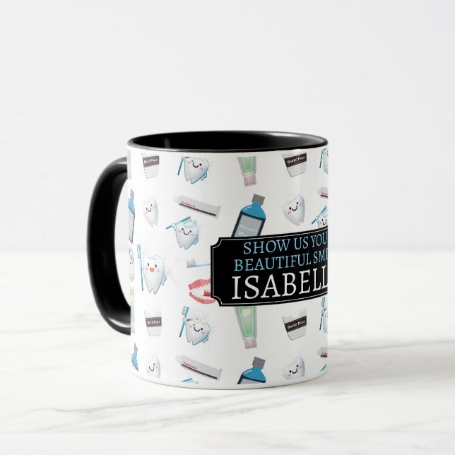 Taza Dental Staff Gifts - Personalización (Anverso izquierdo)
