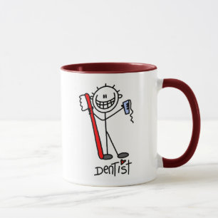 Taza Dentista de la figura del palo