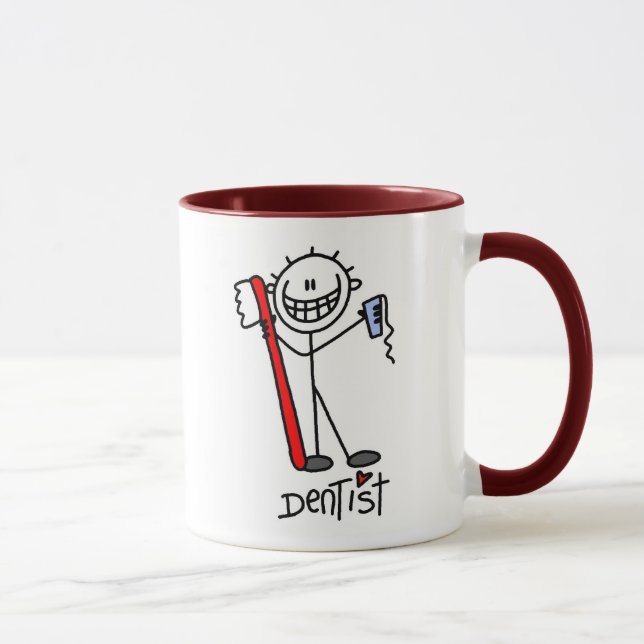 Taza Dentista de la figura del palo (Derecha)