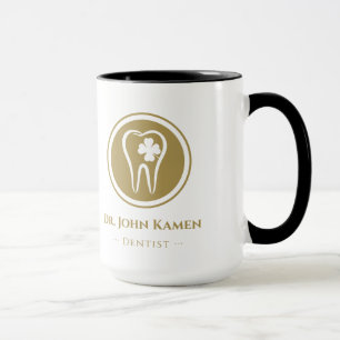 Taza Dentista de oro Dientes afortunados