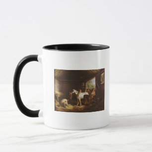 Taza Dentro de un establo