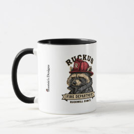 Taza Departamento de Bomberos de Ruckus Rowdy Tiene Pre