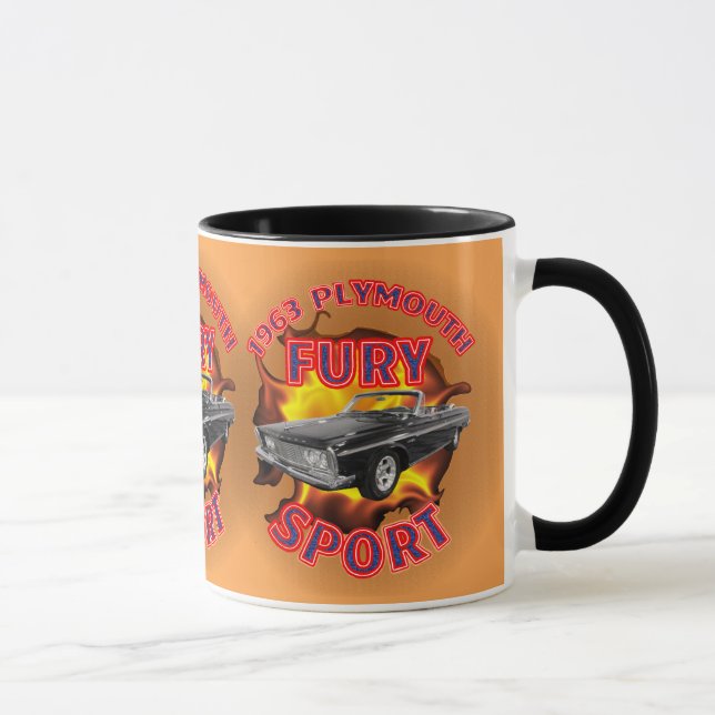 Taza Deporte 1963 de la furia de Plymouth (Derecha)
