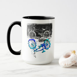 Taza Deporte de Bicicleta BMX Reflexión Coloreada