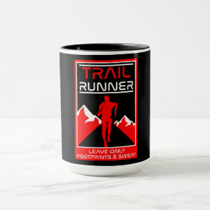 Taza Deporte en pista en la naturaleza