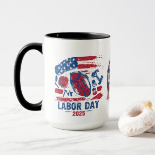 Taza Deportes Mug del Día del Trabajo 2025 - Trabajo du