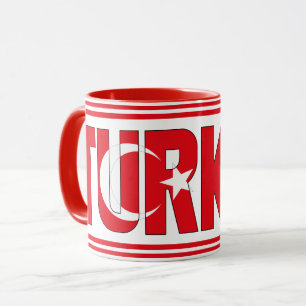 Taza Depósito de café patriótico de bandera nacional de