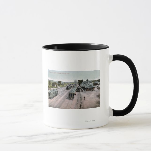 Taza Depósito de ferrocarril D & R G (Derecha)