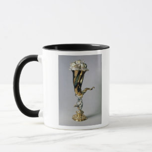 Taza derecha de la cerda joven de plata