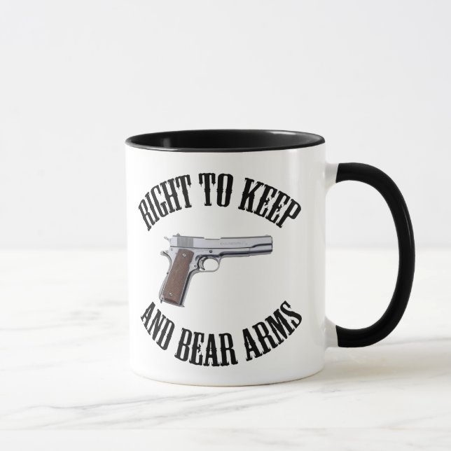 Taza Derecho guardar y llevar los brazos 1911 (Derecha)