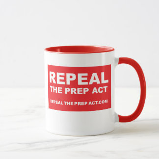 Taza Derogación de la Ley PREP - Café con dos tonos