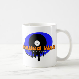 Taza derretida del logotipo de la cera