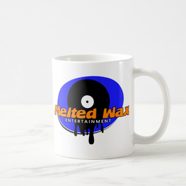 Taza derretida del logotipo de la cera (Derecha)